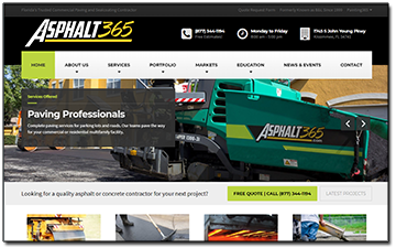 Asphalt365 Inc Website