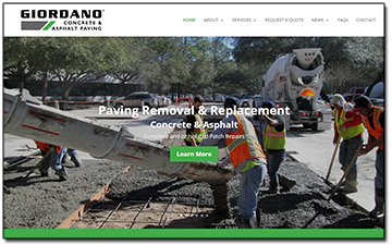 Giordano Construction Inc Website